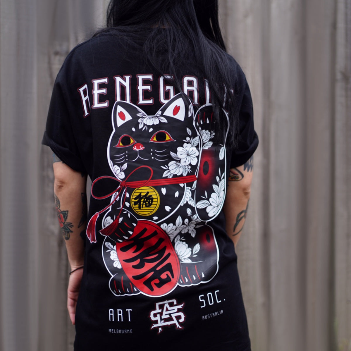 Wenderland Tattoo - Lucky Cat Tee